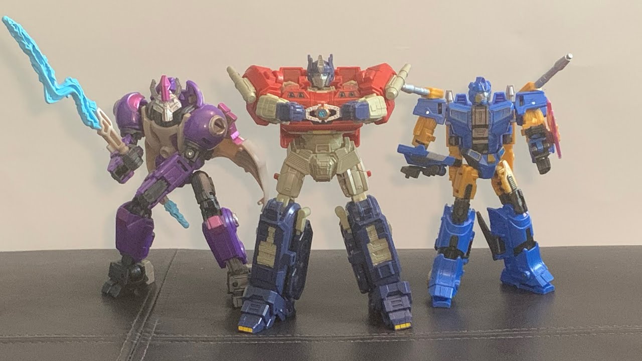 TRANSFORMERS ONE OPTIMUS PRIME, SENTINEL PRIME, ALPHA TRION REVIEW