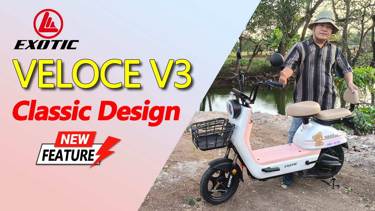 Review Spesifikasi Sepeda Listrik Terbaru Exotic Veloce V3