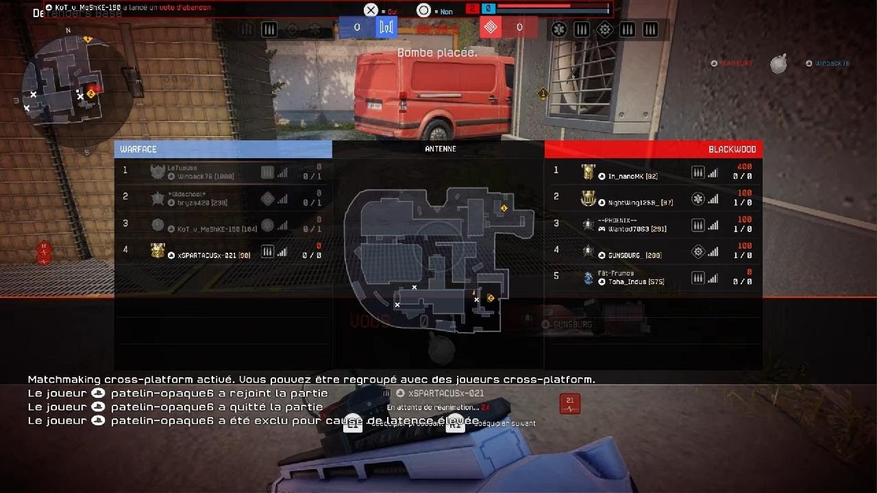 Warface: Clutch_ tjrs 1 gays afk de notre côté et 1 rage kit !
