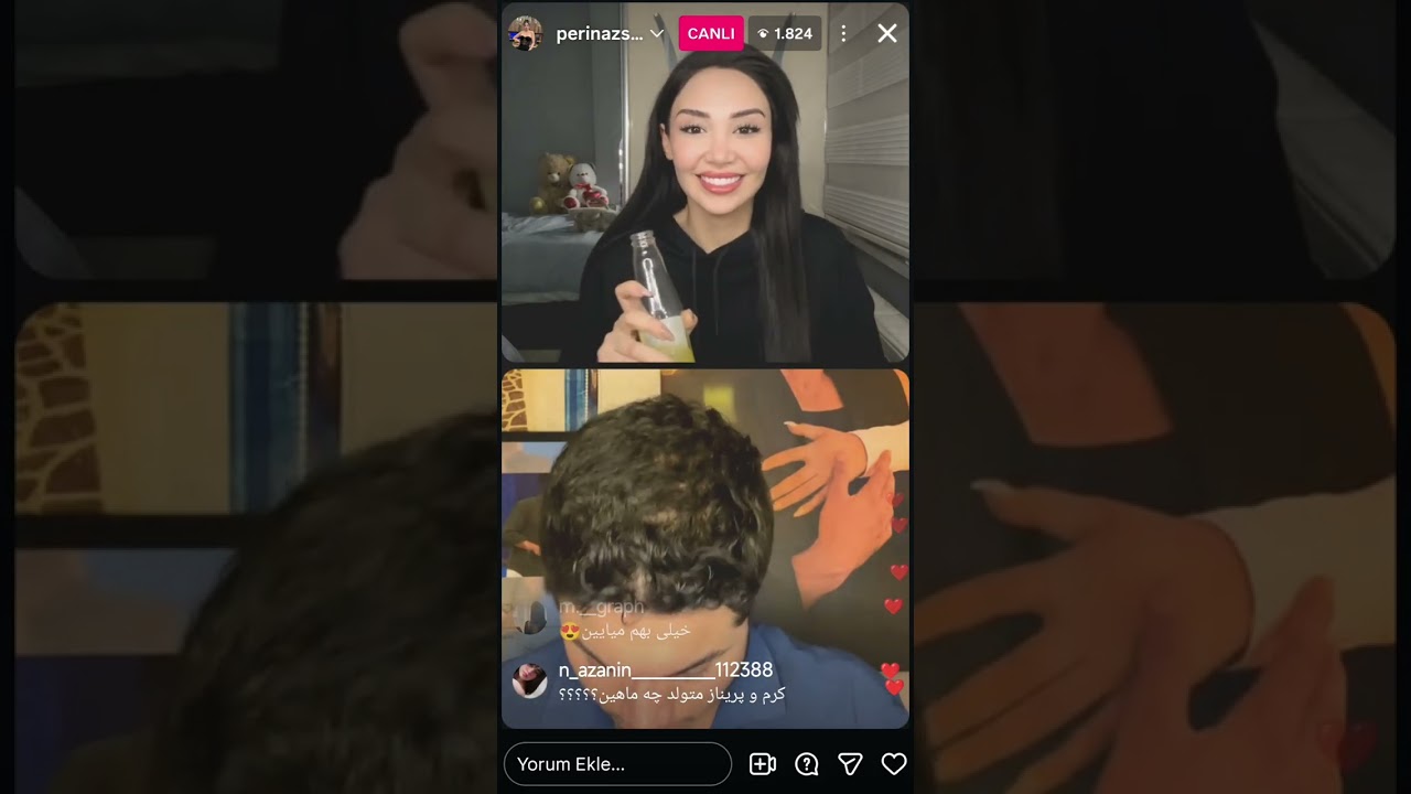 Perinaz - Kerem Instagram yayını / 22 Şubat 2026 