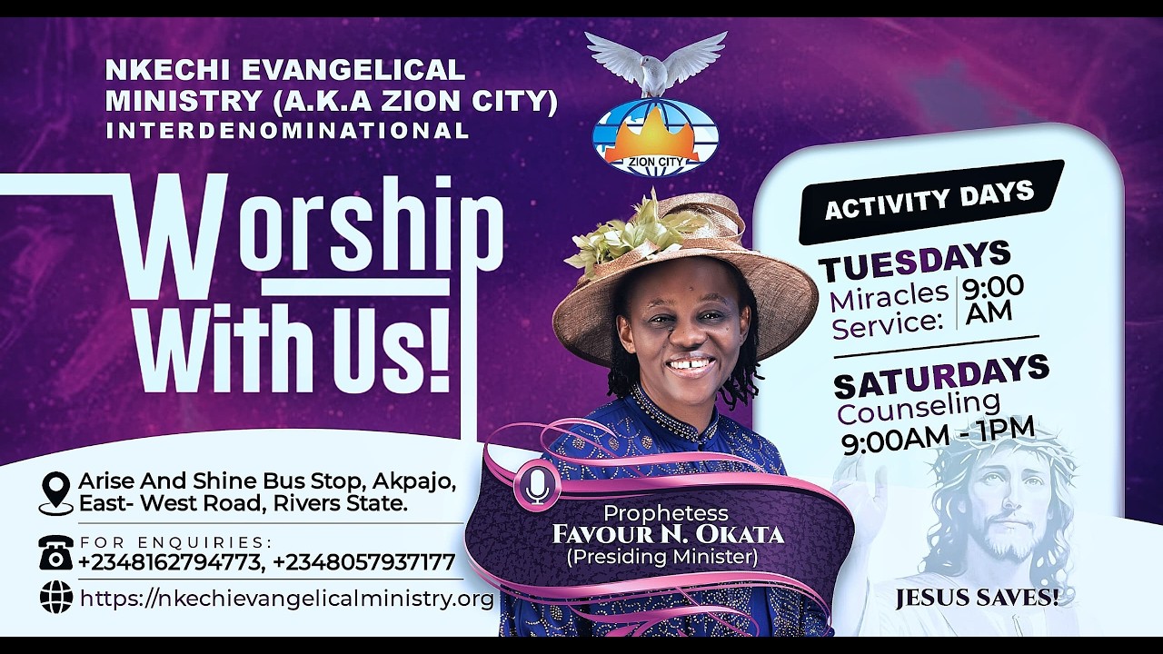 TUESDAY MIRACLE SERVICE WITH PROPHETESS FAVOUR N. ||  GOD WANTS TO MAKE YOU