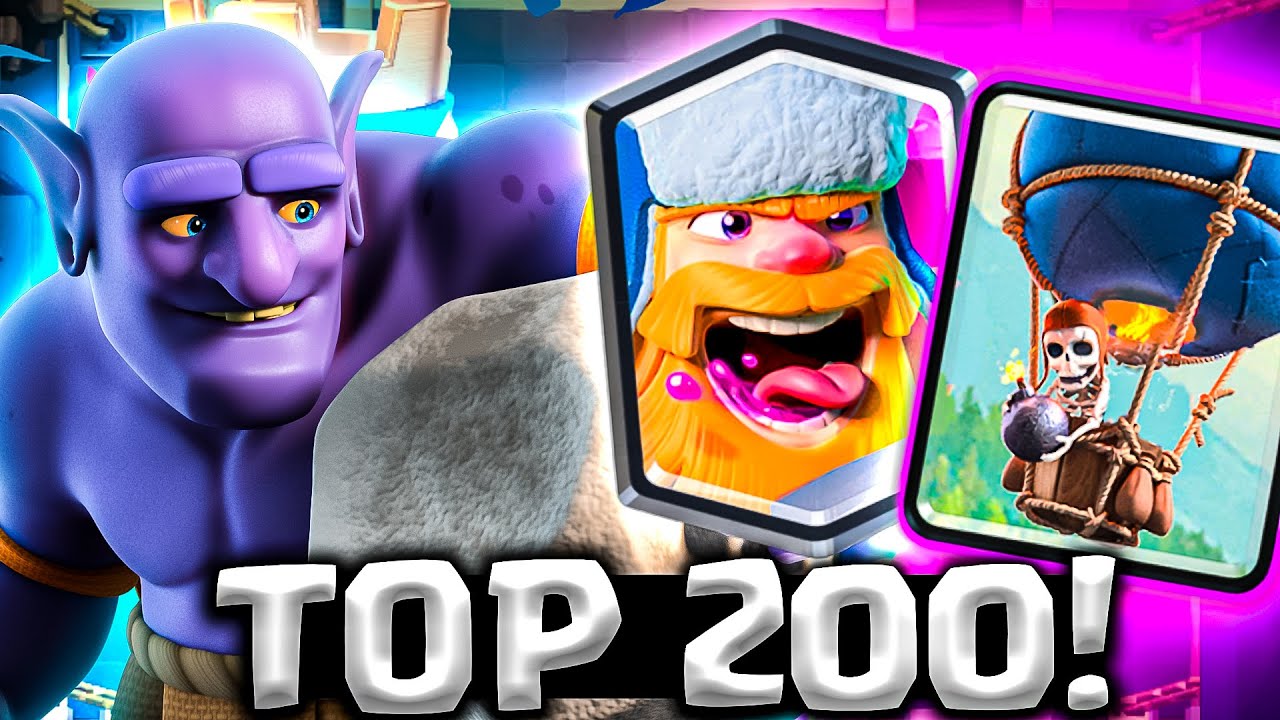 ¡SUBÍ al *TOP 200 MUNDIAL* en CLASH ROYALE con GLOBO LEÑADOR! 🪓
