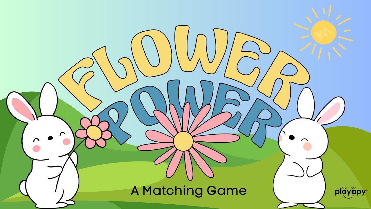 FLOWER POWER | Spring Visual Perception Matching Game for Kids | Brain Break