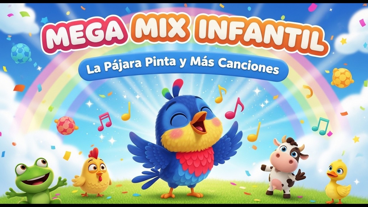 🎉 MEGA MIX INFANTIL 🐸🦘🐄 | La Pájara Pinta, Froggy Pop, Fiesta Canguro y Más | EduKatz