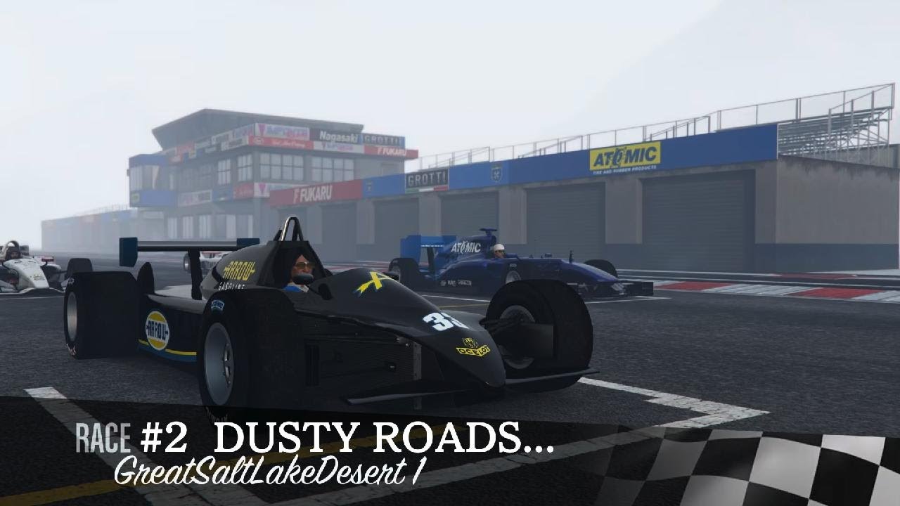 Cardface plays GTA5 on PS5 - Race #2 DUSTY ROADS, Open wheel