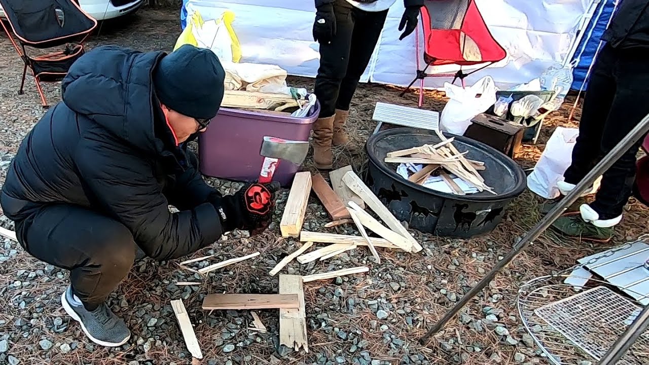 Camping at Saiko, 1 Of The 5 Fuji Lakes, In Yamanashi Prefecture, 1 Jan 2020