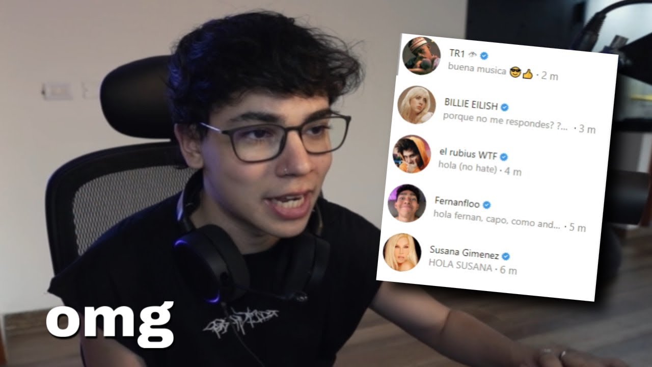 le hablé a 100 famosos por Instagram