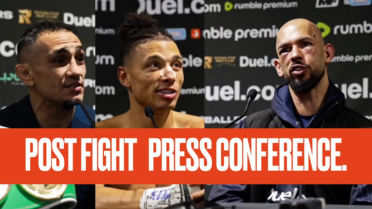 ANDREW TATE | POST FIGHT PRESS CONFERENCE