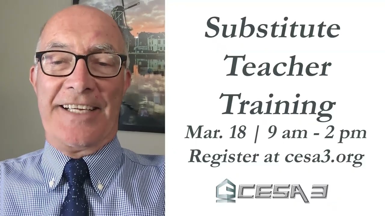 CESA 3 Substitute Teacher Training March 18