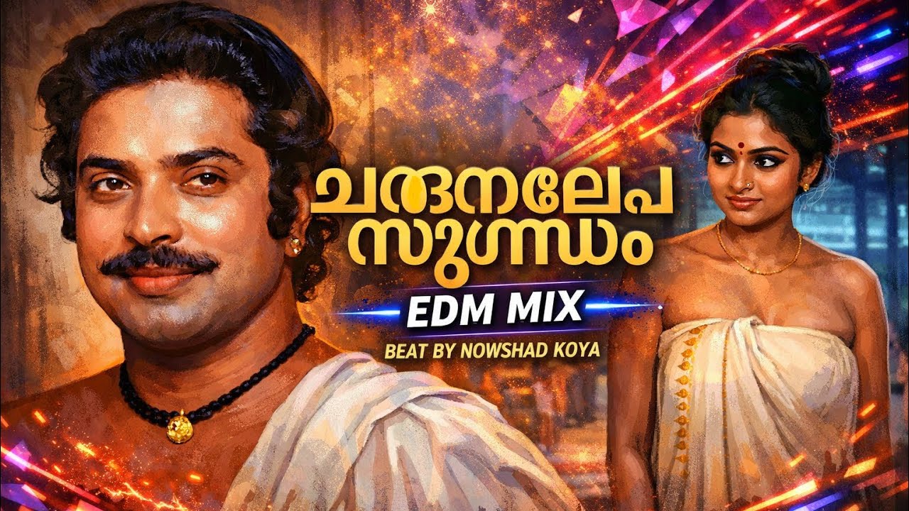 ചന്ദനലേപ സുഗന്ധം  Chandanalepa sugandham Song | Malayalam cover Edm Remix|Oru Vadakkan Veeragadha |