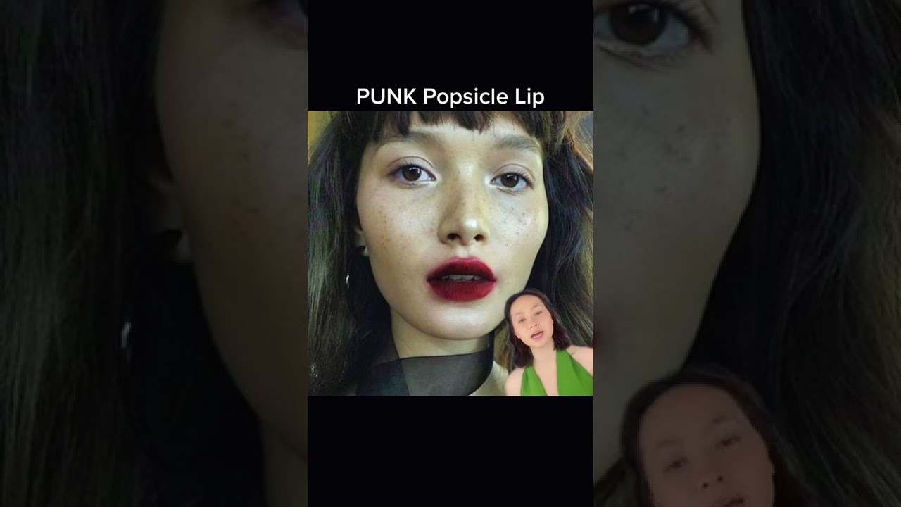 how to get the edgy popsicle lip #shorts #makeup #makeuptutorials