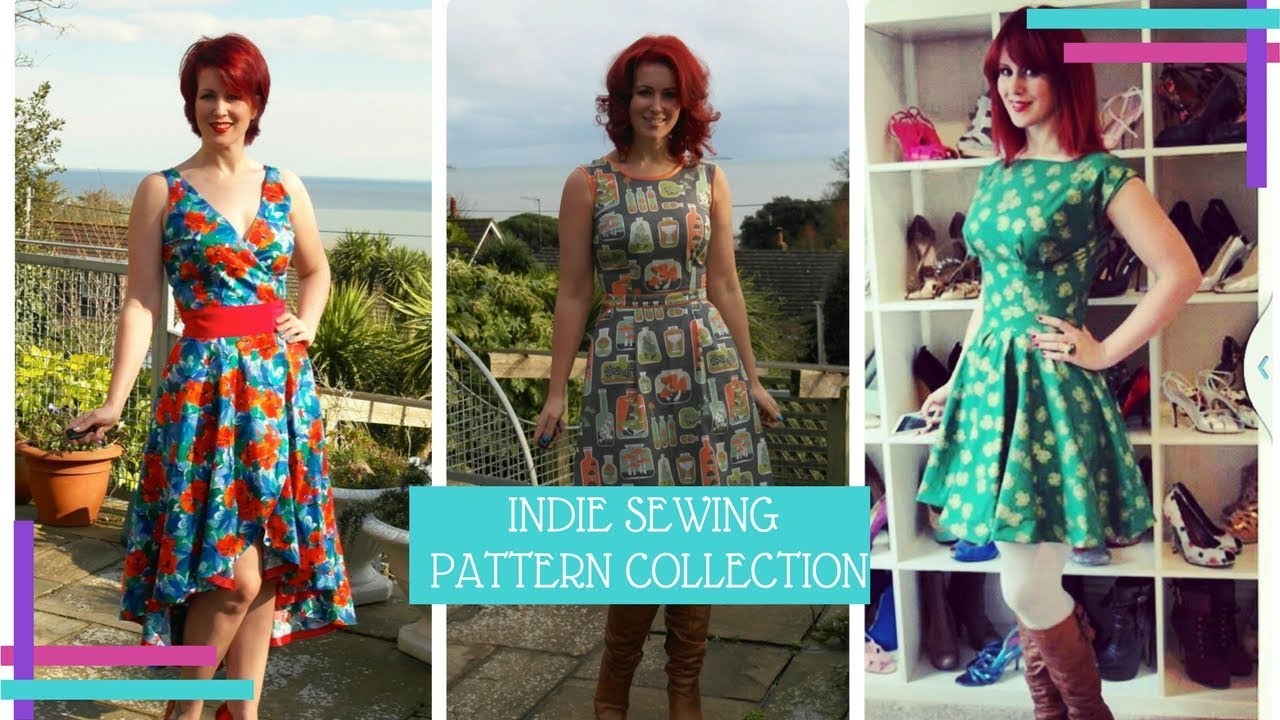 My Indie Sewing Pattern Collection 2017 :: Vlog 29