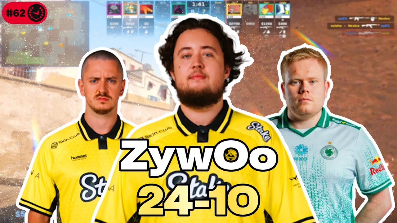 ZYWOO 24-10 w/apEX/Magisk EU FACEIT POV (Dust2) | 4313 ELO