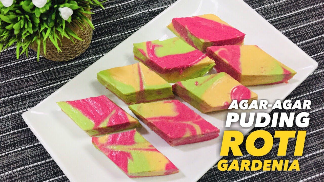 Agar-Agar Puding Roti Gardenia Sukatan Cawan