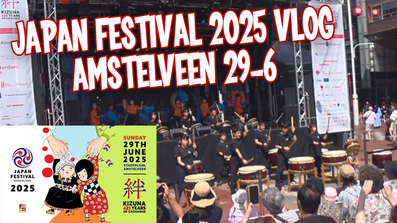 I Visited A Festival of the Land of the Rising Sun! (Japan Festival 2025 Amstelveen) 🇳🇱