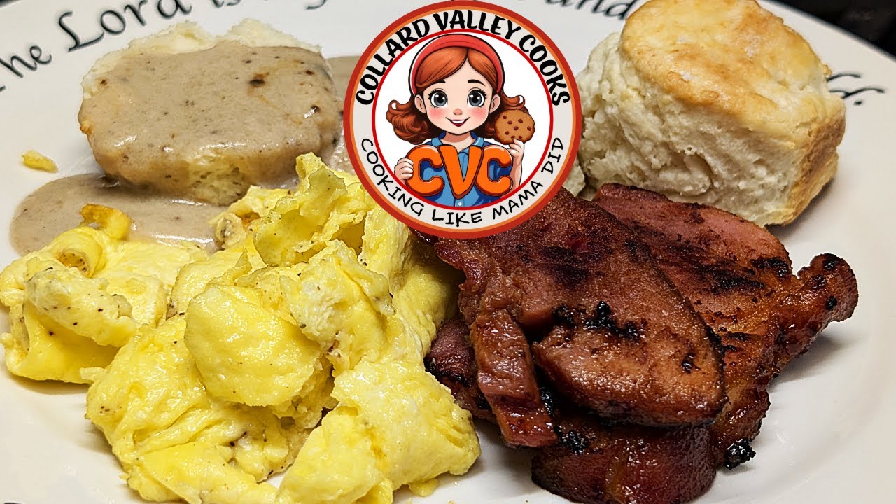 Ham & Eggs - LIVE Breakfast Video - Cooking from Scratch - Cooking Lessons with Tammy
