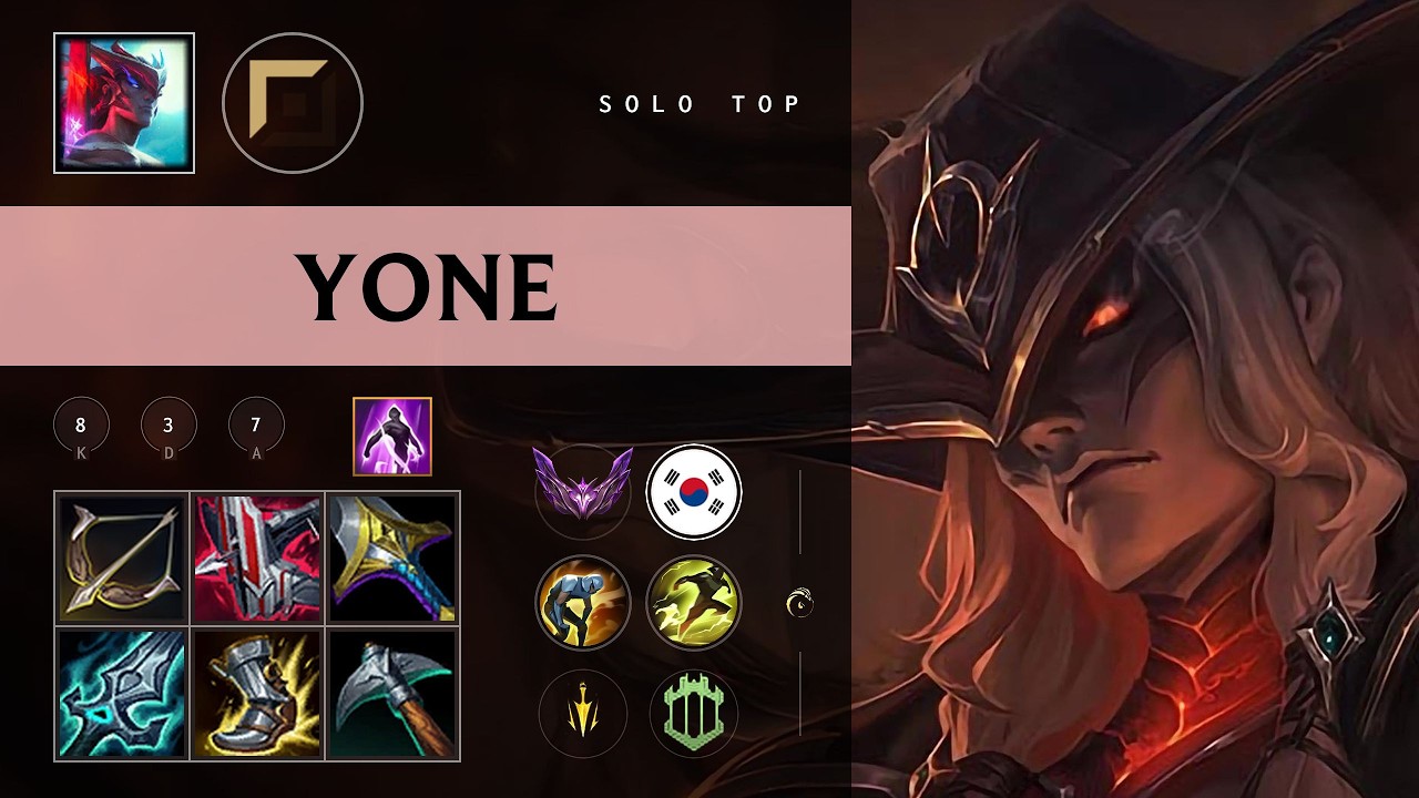 Yone Top vs Riven - KR Master Patch 26.09