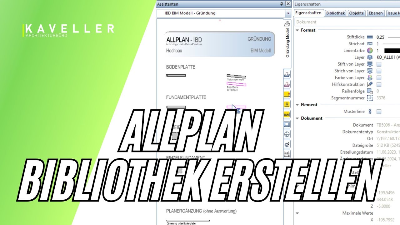 Allplan Tutorial - Assistenten erstellen