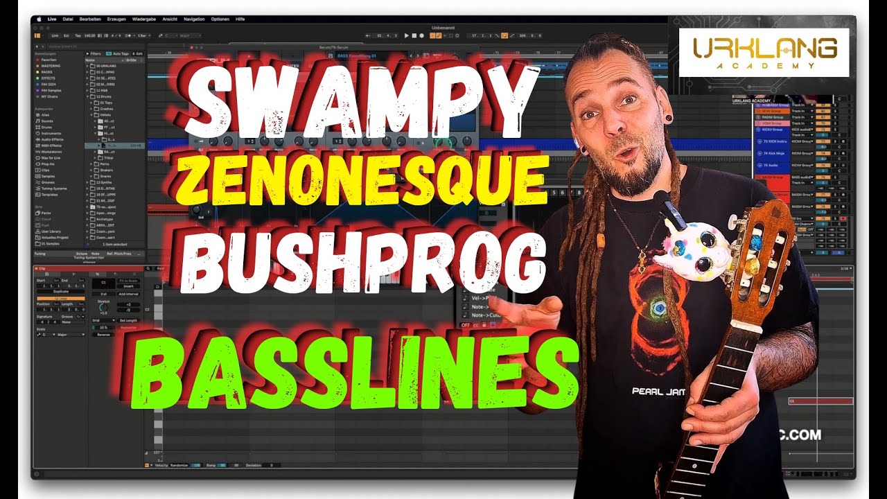Swampy Zenonesque BushProg BASSLINES (with Serum) - Easy but Amazing! (Music Production Tutorial)