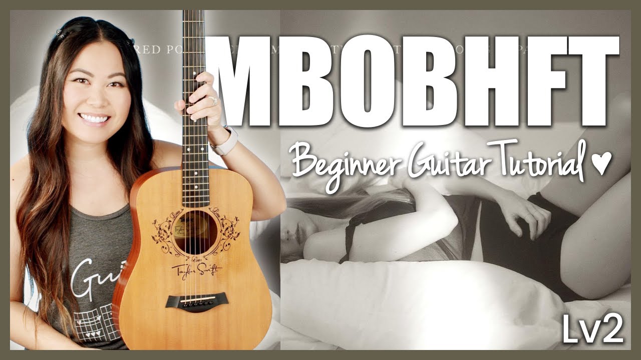 My Boy Only Breaks His Favorite Toys 🤍 Taylor Swift EASY Guitar Tutorial TTPD Beginner Lesson! 🎸