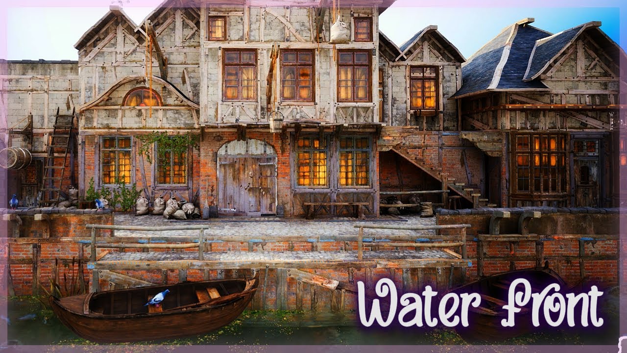 A Cozy Working Dock on the Waterfront | Outside the Blocks Ambient Build