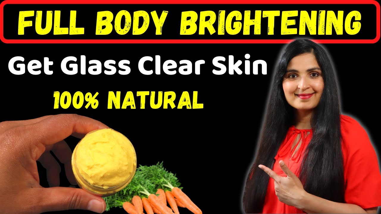 DIY Body Butter for Skin LIGHTENING and BRIGHTENING / Get GLOWING SKIN!! / Get GLASS CLEAR #SKIN
