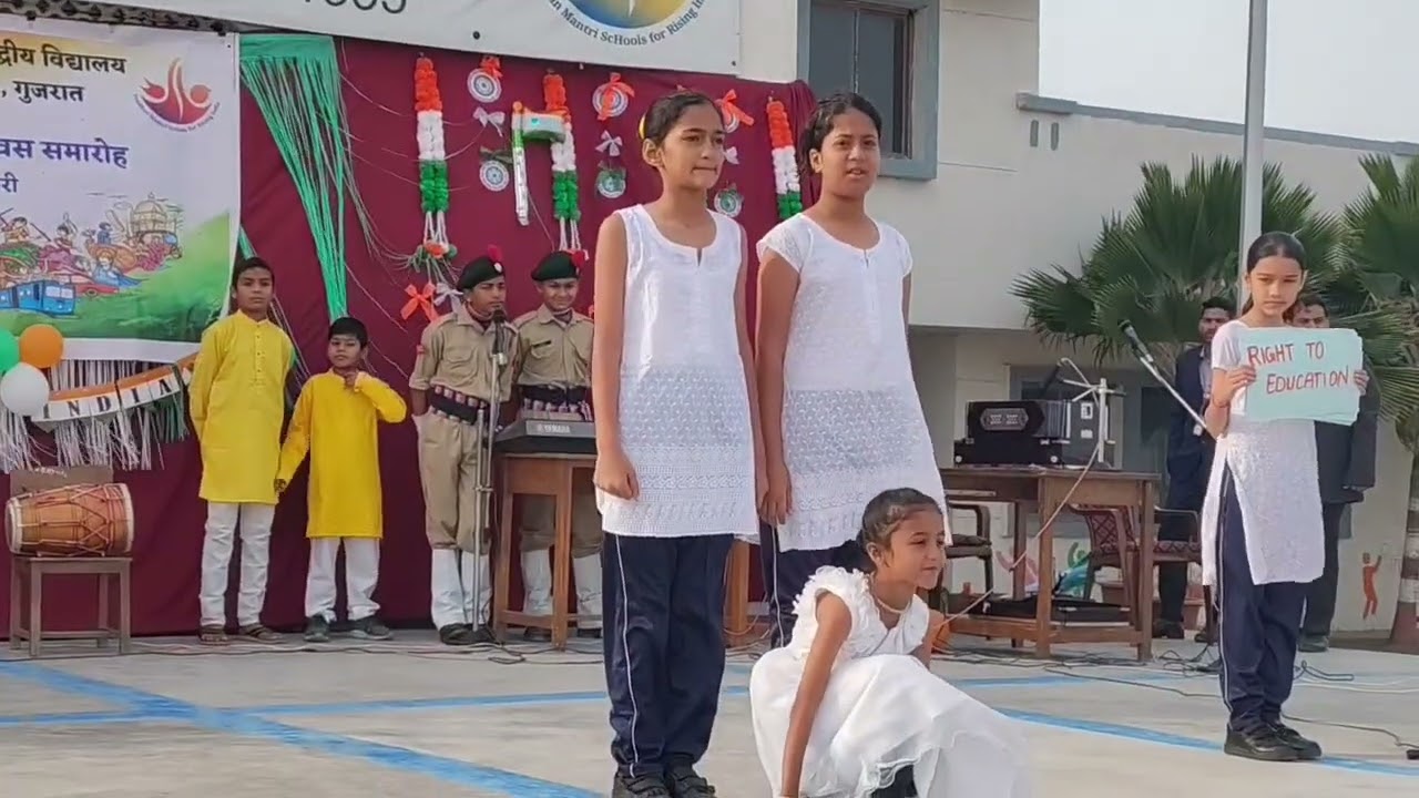 Human rights act at PMSHRI KV DWARKA #dwarka #kvdwarka #humanrights #rights #republicday #act #play