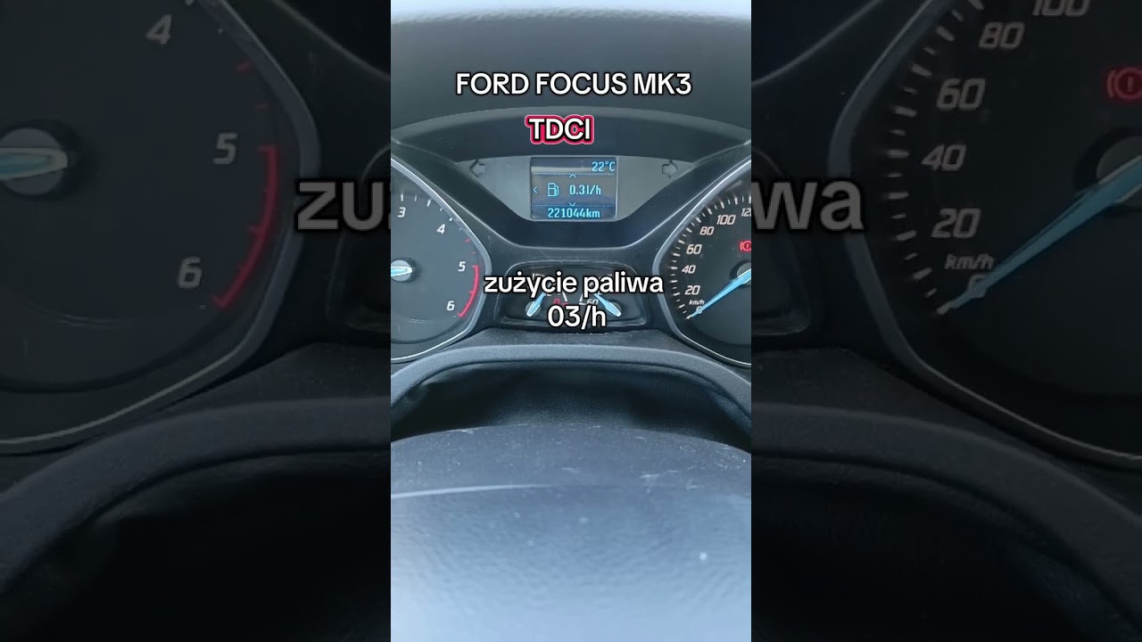 czy Ford Focus MK3 spalanie 03/h jest zawyżone? #engine#diesel #turbo#kierowca#transport #ford#tdci