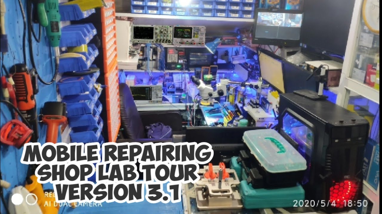 Mobile phone repairing shop tour; Mobile repairing tools, Mizo
