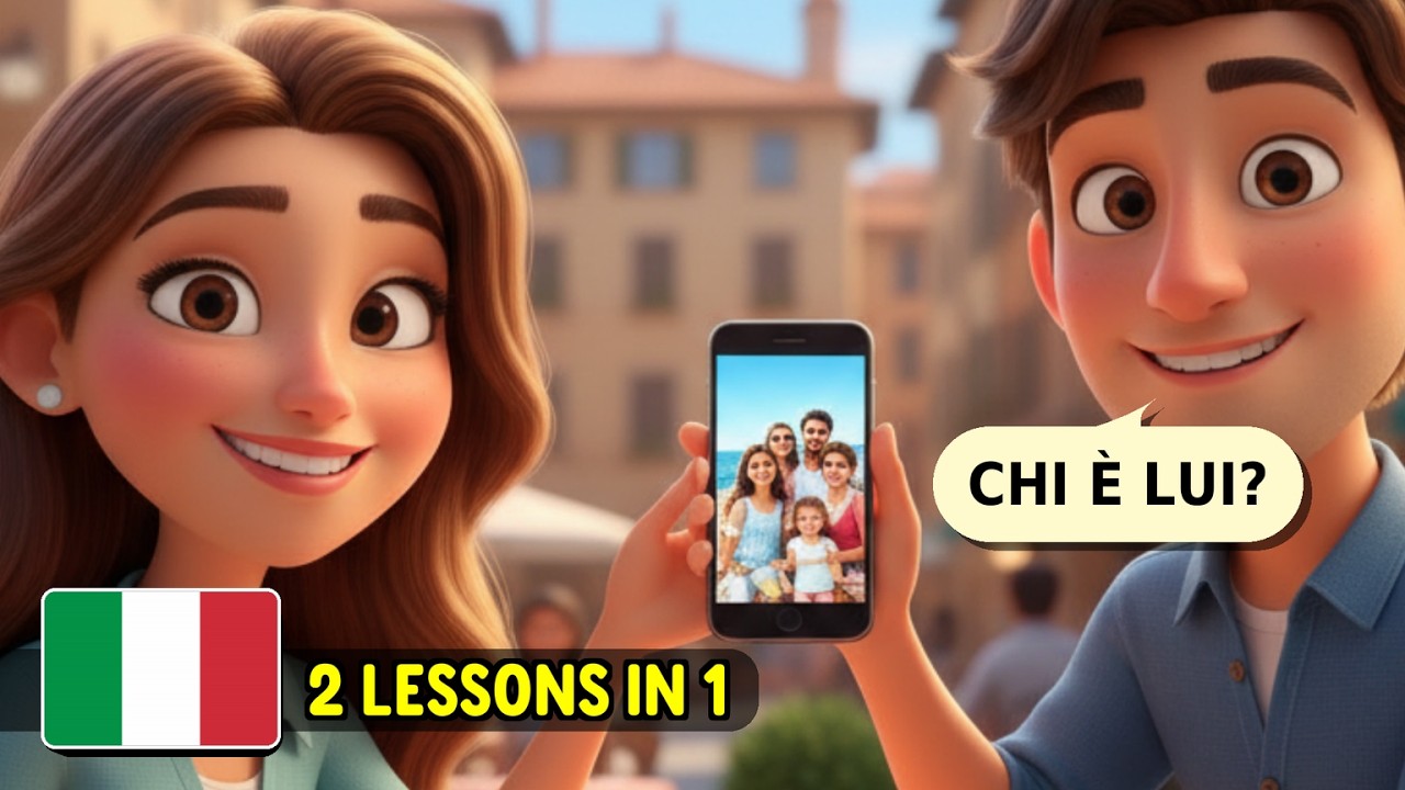 LA MIA FAMIGLIA 🇮🇹👨‍👩‍👧‍👦 Parole facili in Italiano (A1)