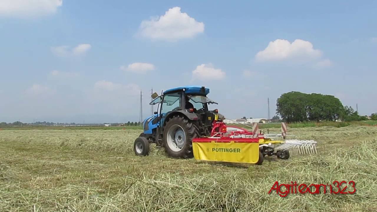 Landini 5-100D - Pottinger TOP 382 | Ranghinatura | Az. Agr. Alberio