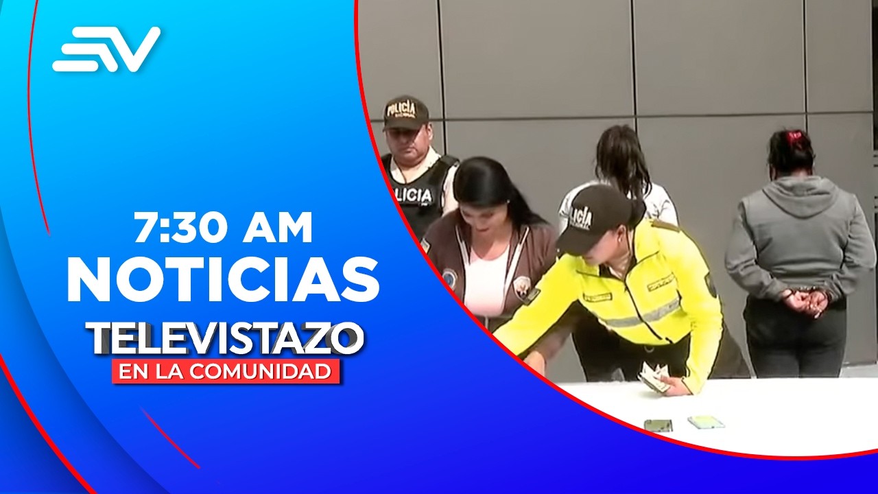 Dos mujeres detenidas por el uso de billetes falsos | Televistazo | Ecuavisa