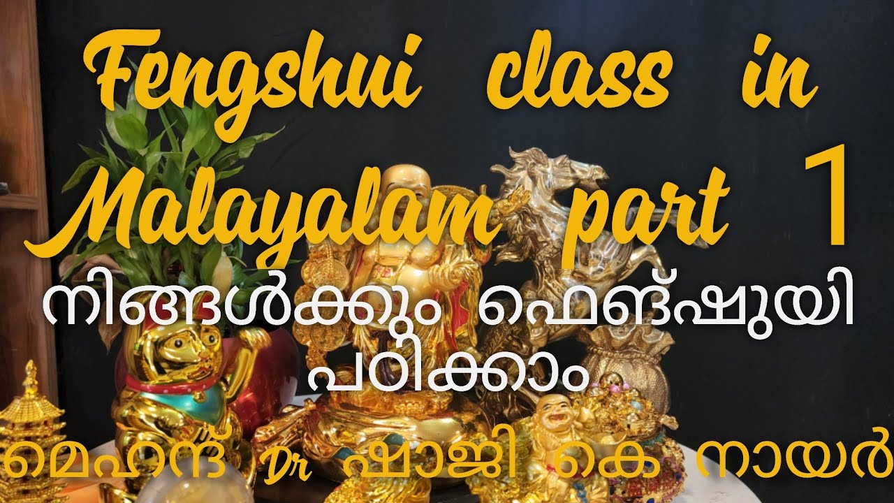 നിങ്ങൾക്കും FengShui പഠിക്കാം Part - 1 (Fengshui class in Malayalam)