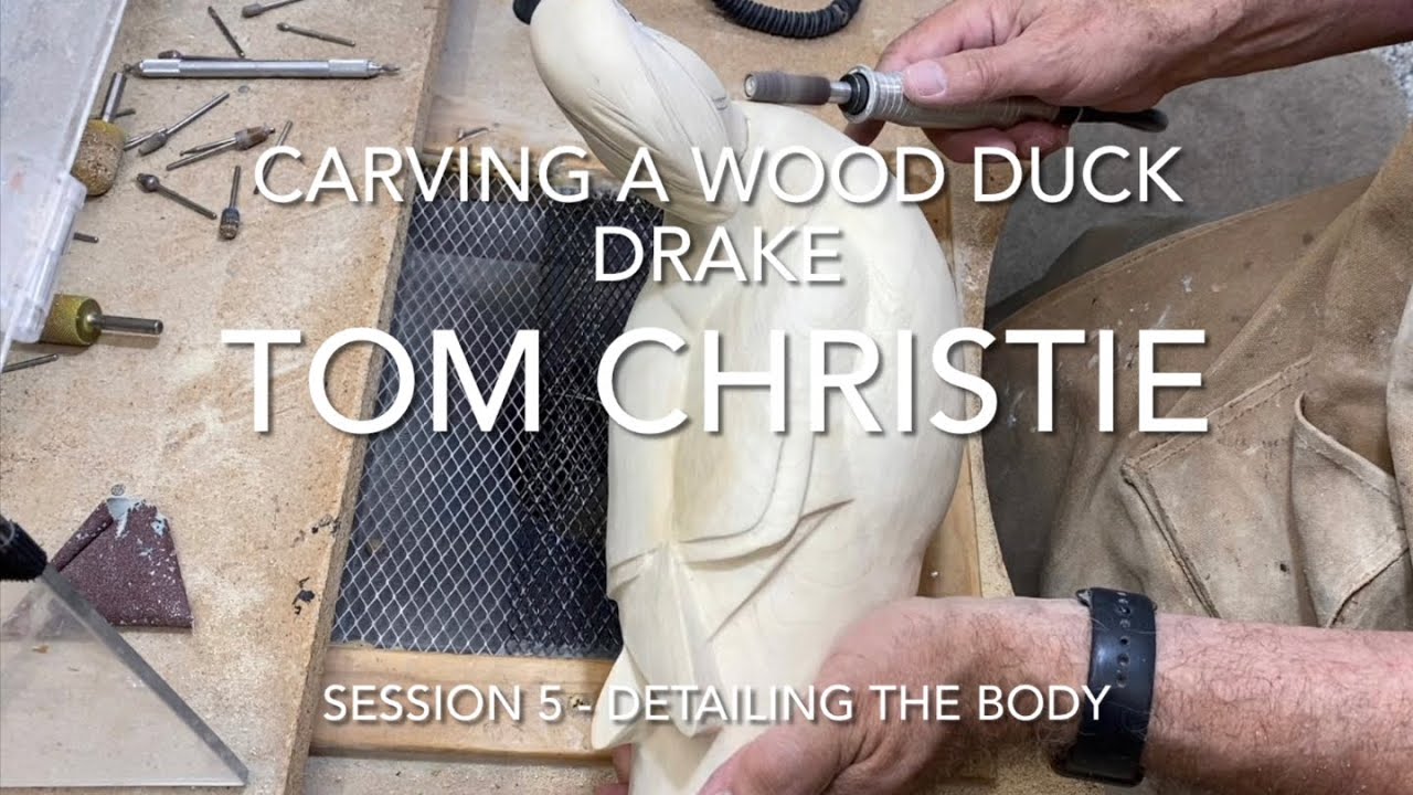 Wood Duck Drake Decoy Session 5 - Detailing the Body