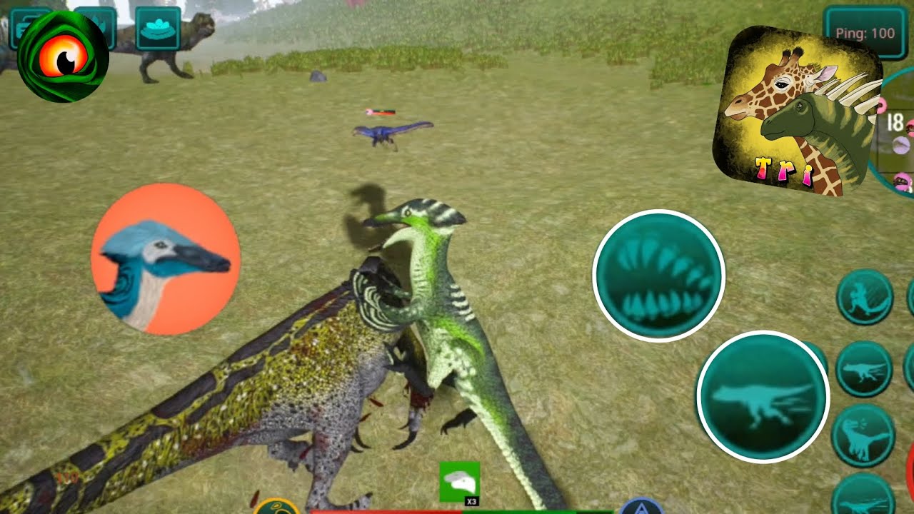 Gameplay de Austroraptor com os deinonychus 🐔🤝🦆 #thecursedisle #realismo #documentário 