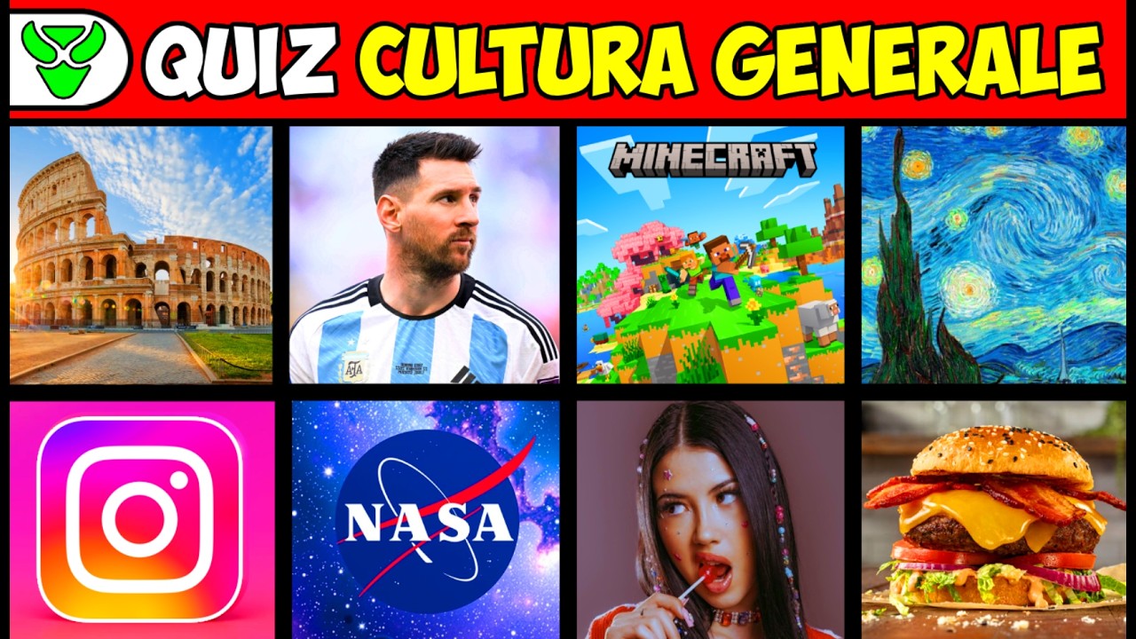 🎉 QUIZ DI CULTURA GENERALE – 50 DOMANDE! 🧠📚🌎  [QUIZ 2025]