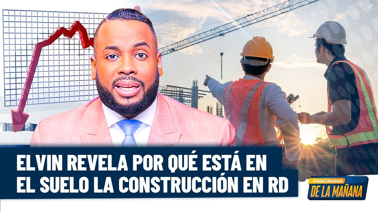 Elvin Castillo revela la caída del sector construcción en la República Dom. y explica las razones
