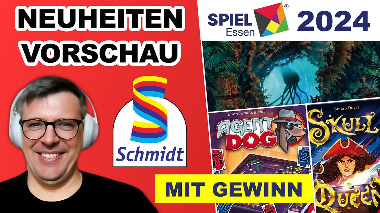 SPIEL 24 Vorschau + Gewinn/ Brettspiele Schmidt Spiele Spielmesse SPIEL 2024 in Essen