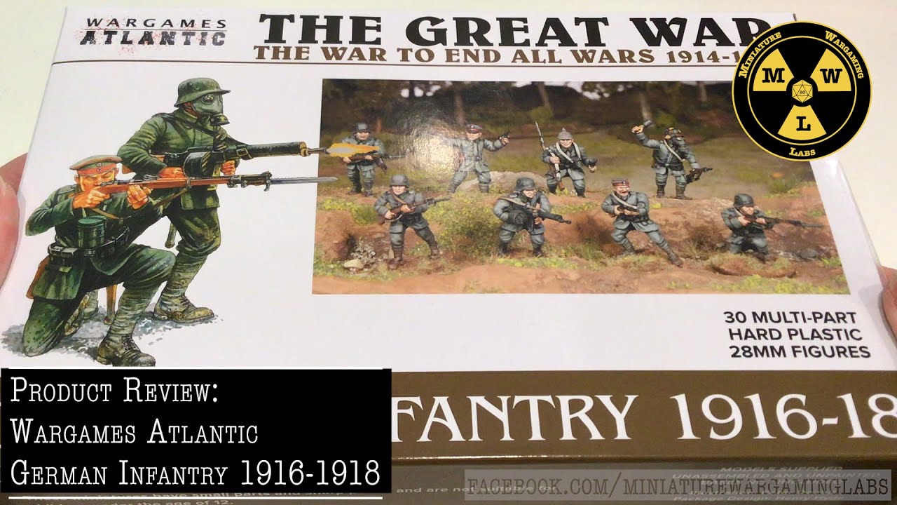 Product Review Wargames Atlantic German Infantry 1916 to 1918