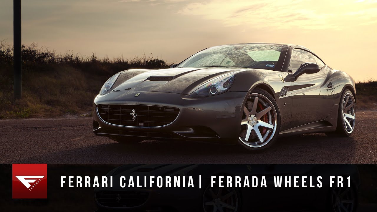 2013 Ferrari California | Ferrada Wheels FR1 Machine Silver