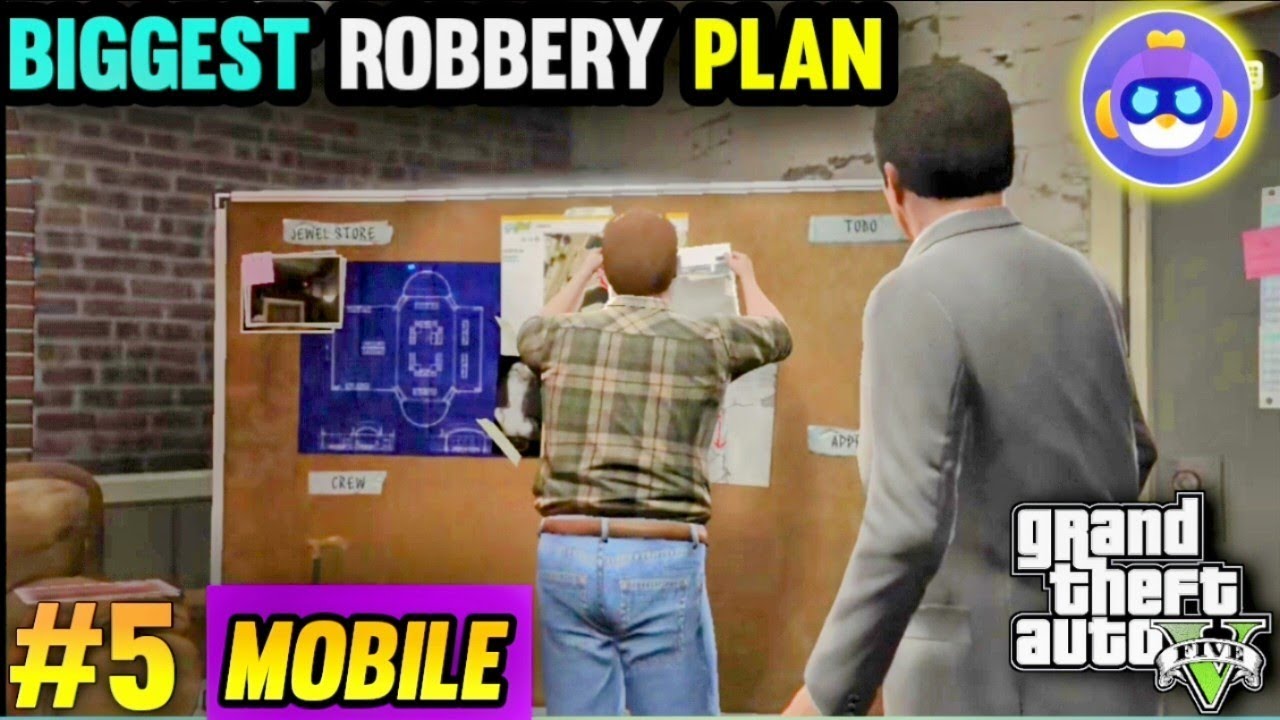 BIGGEST ROBBERY PLAN LESTER |                                GTA 5 GAMEPLAY MOBILE #5