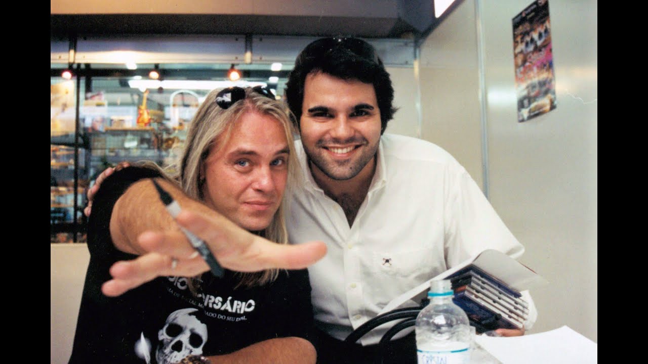 Andi Deris & Michael Weikath of HELLOWEEN in Santos