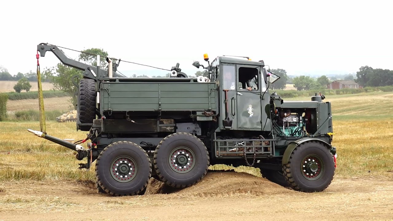 Scammell Explorers demonstrating their axle articulation.