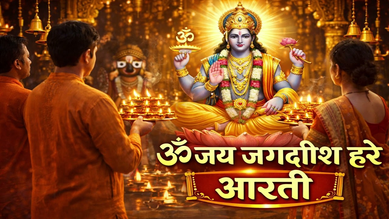 ॐ जय जगदीश हरे आरती | Om Jai Jagdish Hare | Vishnu Bhagwan Aarti | #bhakti #arti #vishnuaarti #aarti