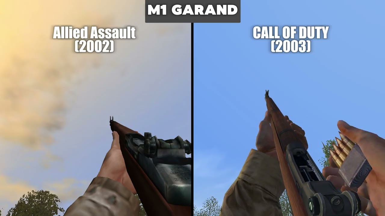 Medal of Honor: Allied Assault vs Call of Duty 1 – Weapon Comparison (Side-by-Side)