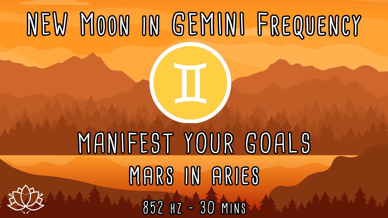 ♊  Gemini NEW Moon May 2022 🌑  New Moon May 30th Meditation Music | 852 Hz | Mars in Aries 2022