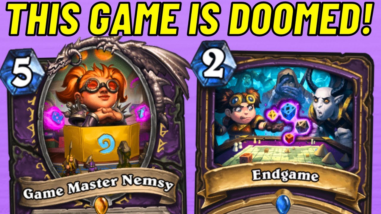 Is this the END of Hearthstone? Game Master Nemsy OTK!