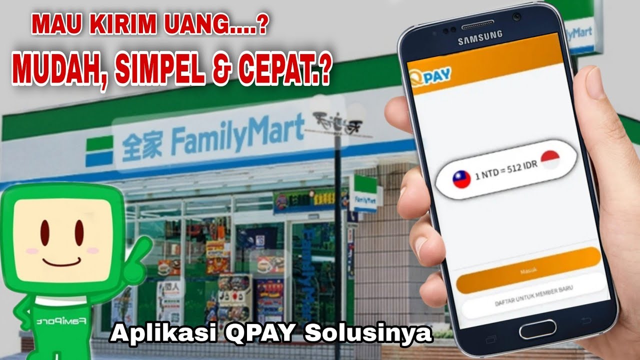 CARA KIRIM UANG DI FAMILI MART LEBIH MUDAH DAN CEPAT || QPAY SOLUSINYA