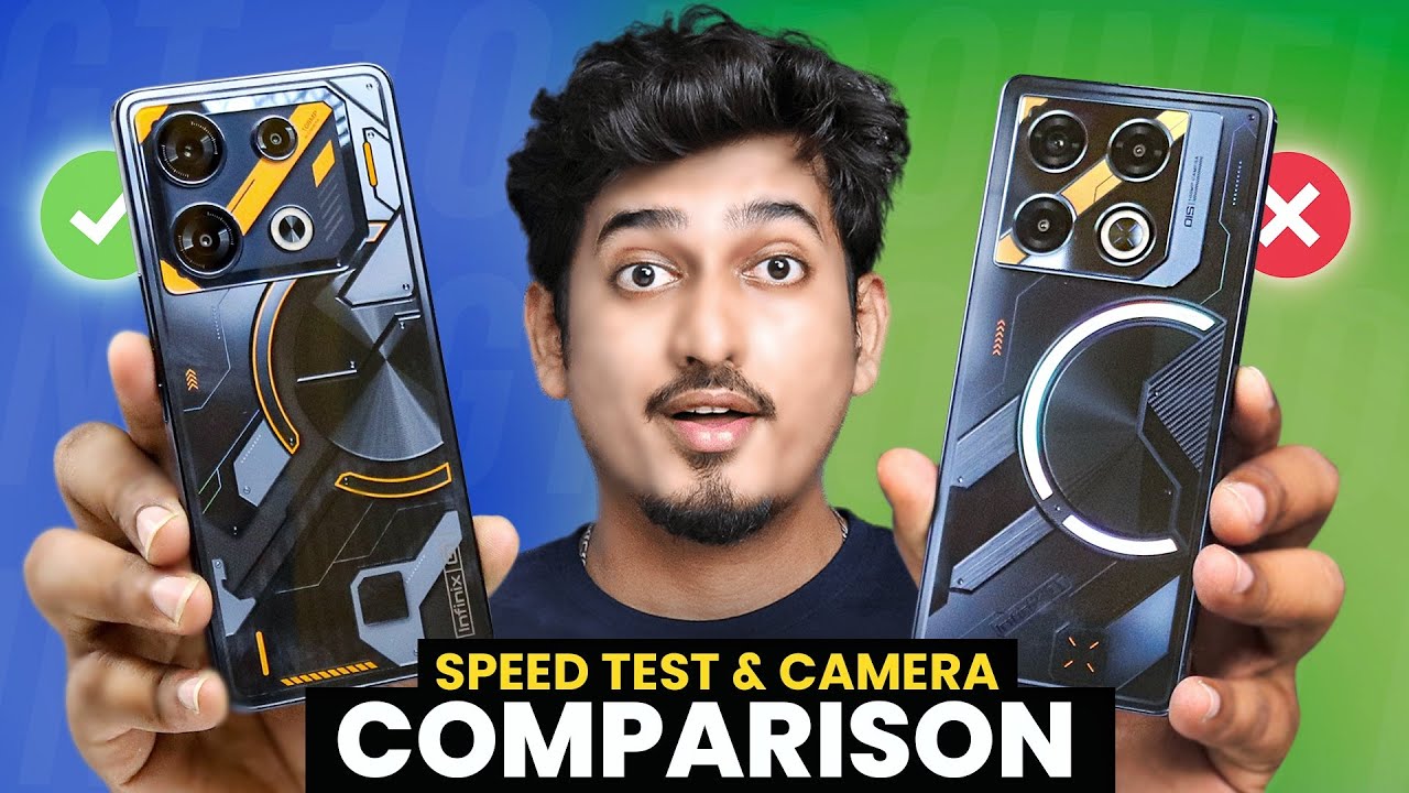 Infinix GT 10 Pro 5G vs Infinix  GT 20 Pro 5G⚡ Speed Test, Camera & Full Comparison🔥