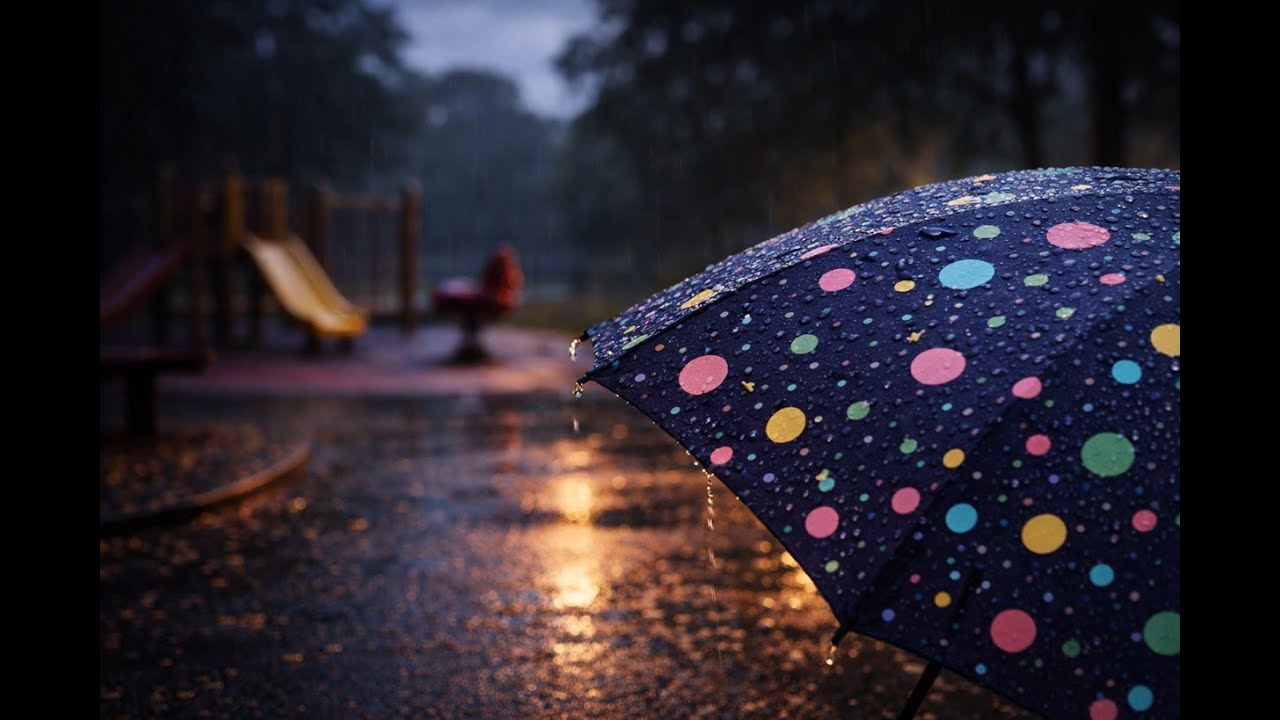 ☔ Gentle Rain on Umbrella ASMR | Relaxing Rain Sounds for Sleeping & Focus